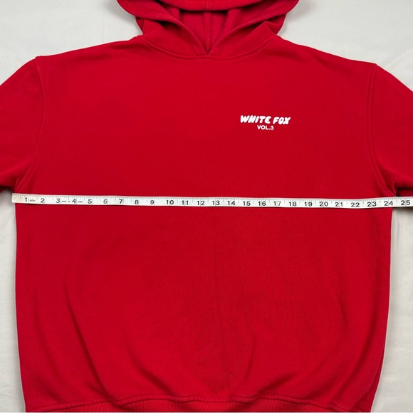 White Fox Vol 3 Women’s Hoodie Sweatshirt Sz S/M Red Offstage Monochrome C4 - Picture 8 of 9
